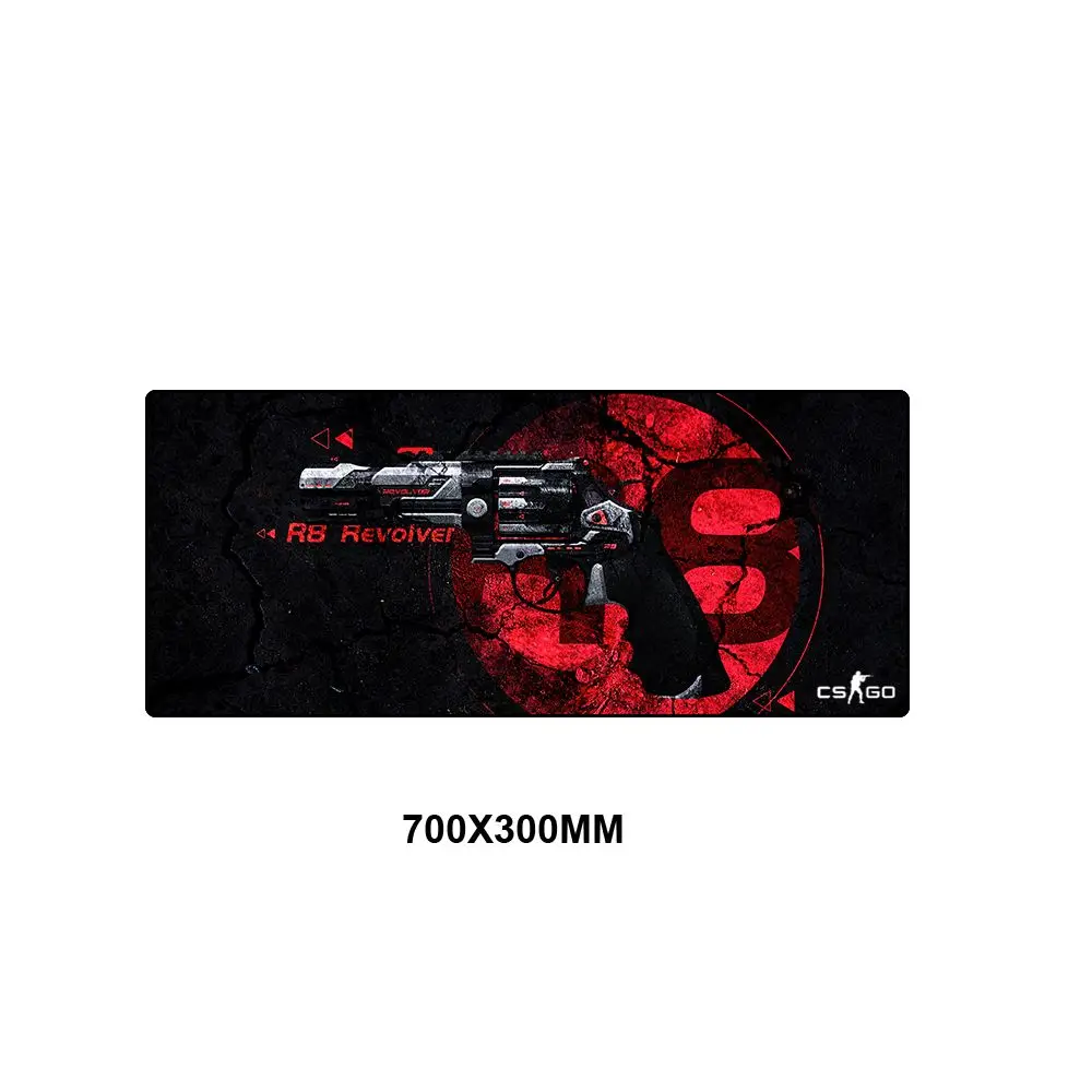 700*300 мм большой игровой коврик для мыши, коврик для мыши CS GO, Противоскользящий коврик из натурального каучука для Геймерской клавиатуры, Коврик Для Мыши для ПК, Настольный коврик - Цвет: 01