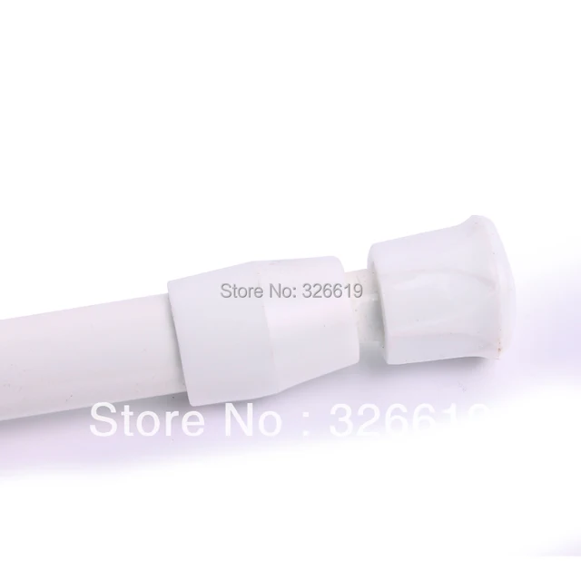 Free Shipping Stretching Pole Closet White Small Jackstay Semi Free Shipping Stretching Pole Closet White Small Jackstay Semi Shade Rod Shower Curtain Retractable Wardrobe