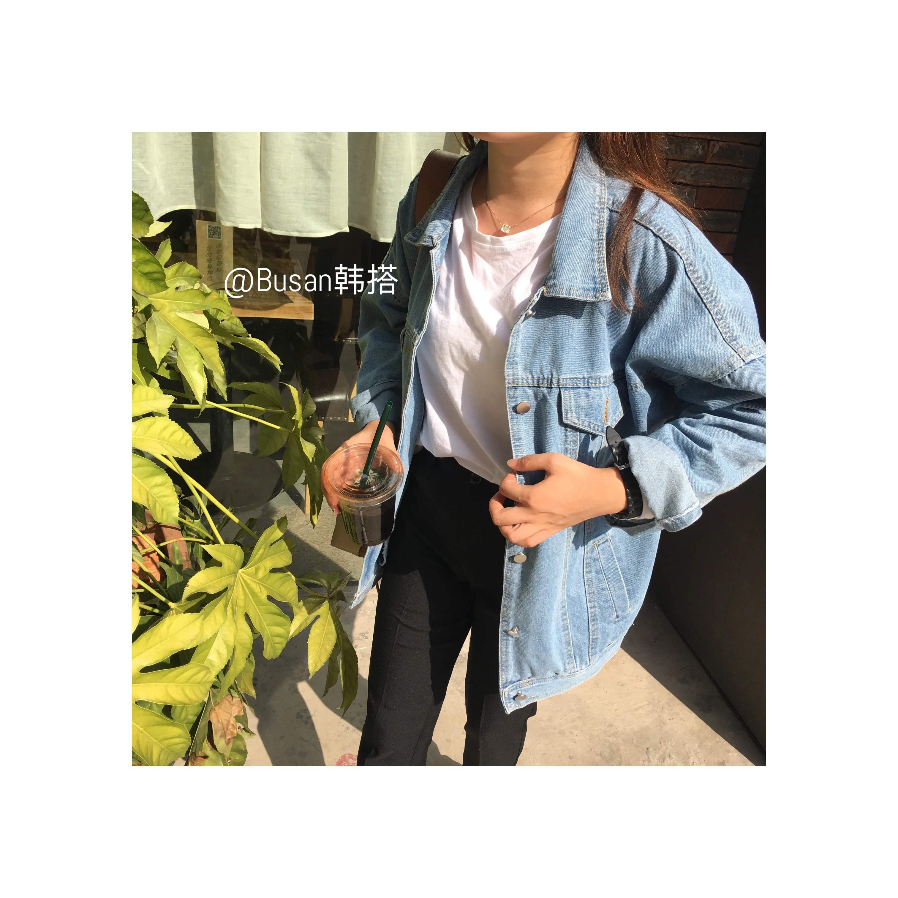 Женские джинсовые куртки в стиле Харадзюку, ретро, однотонные, свободные, с карманами, Женская куртка, простая, для отдыха, подходит ко всему, трендовая, корейский стиль, шикарная Женская куртка