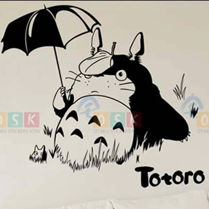 Totoro Wall Decal Vinyl Wall Stickers Decal Decor Home Decorative
