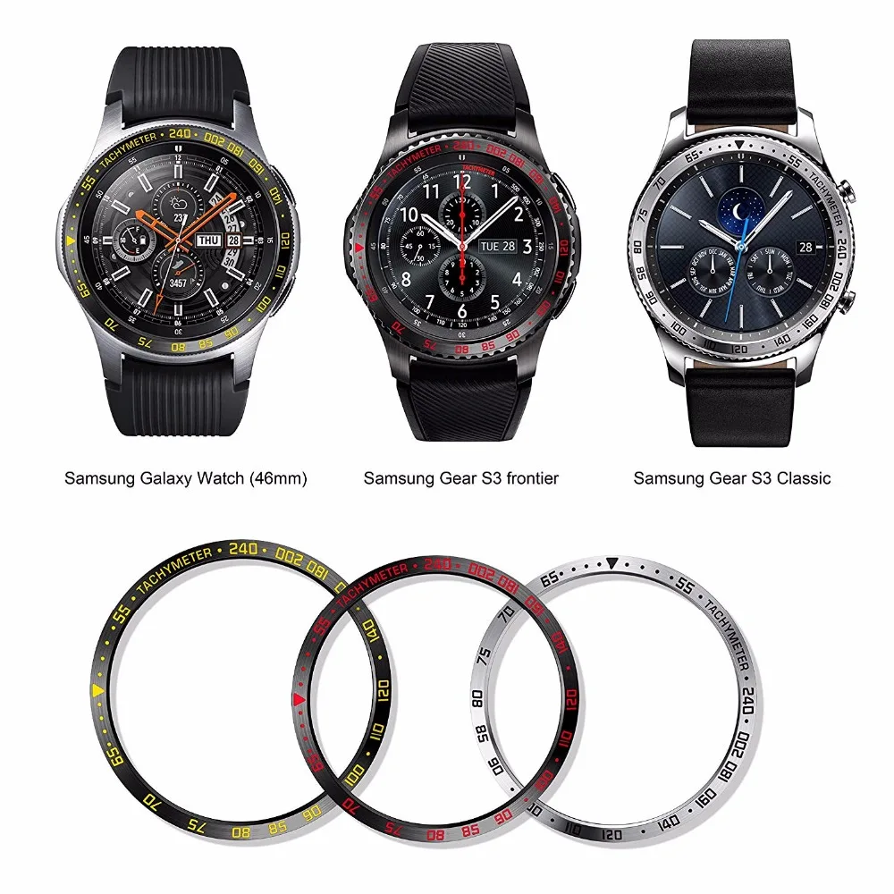 Безель из нержавеющей стали кольцо для Samsung Galaxy Watch 42 мм защита от царапин
