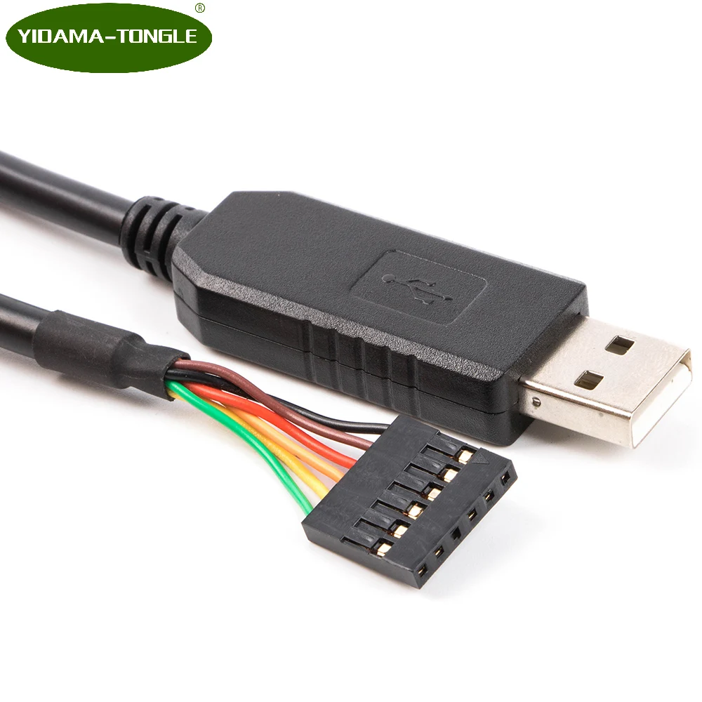 FTDI USB to 3.3v TTL UART Serial Cable 6 Way 0.1" Pitch 2.54mm Connector 1.8m TTL-232R-3V3-WE Compatible | Компьютеры и офис
