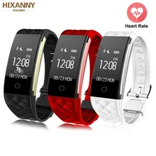 New Sport Smart Bracelet Heart Rate Monitor IP67 Fitness Bracelet Tracker Smart Wristband Bluetooth For Android IOS PK 115plus sport smart bracelet heart rate monitor ip67 fitness bracelet tracker smart wristband bluetooth for android ios pk miband 2
