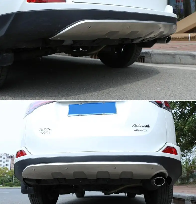  Auto BUMPER GUARD For TOYOTA RAV4 2016.2017.2018 High Quality Stainless Steel Front+Rear BUMPER Pla