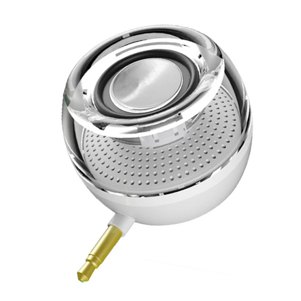 

F10 Portable HIFI 3D Surround 3.5mm Aux Audio Jack Mini Wireless Powerful Crystal Speaker for Smart Phone Tablet hot