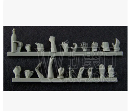 

1/35 WW2 soldier Scene model accessories WWII Resin Model of hand include 20