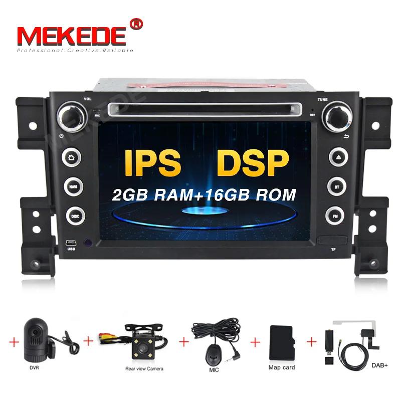 

HD 2DIN DSP IPS Android 9.0 4G CAR GPS 2 DIN DVD PLAYER For SUZUKI GRAND VITARA 2007-2013 GPS RADIO STEREO SCREEN NAVIGATION