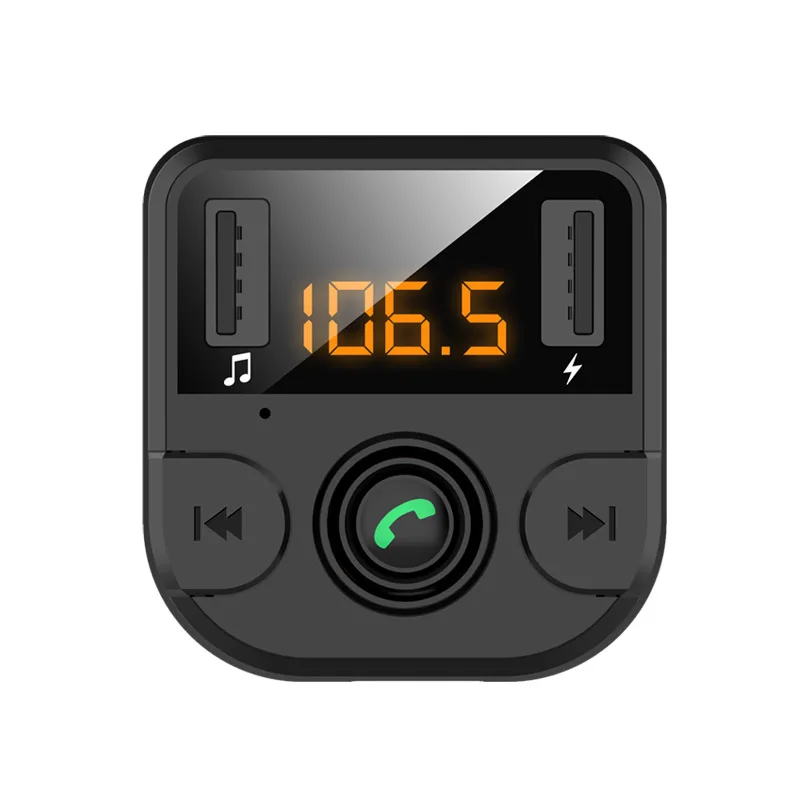 JaJaBor Handsfree Bluetooth 5,0 автомобильный комплект fm-передатчик Автомобильный MP3-плеер двойной зарядное устройство usb Поддержка TF карты/U воспроизведение диска