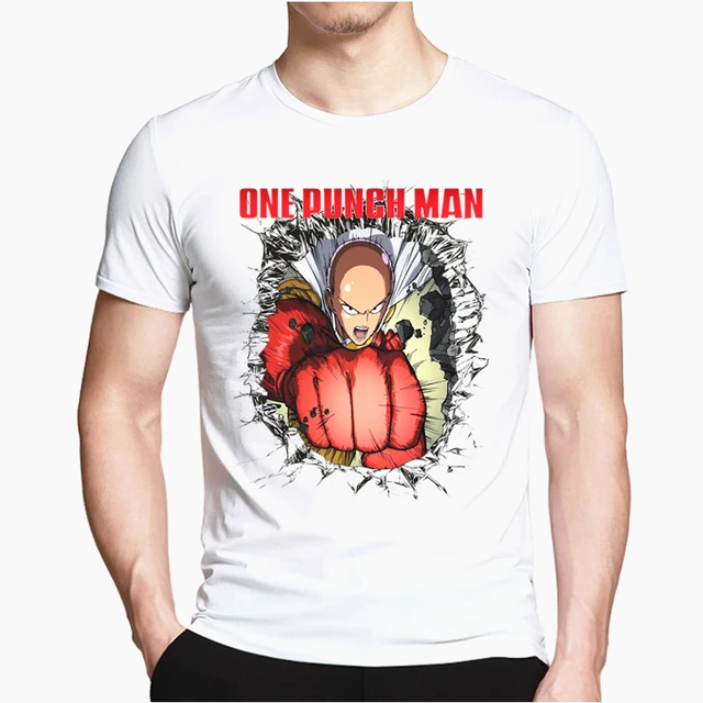 Asian Size One Punch Man Hero Saitama Oppai Japanese Anime T Shirts Men and T-Shirts Fashion Tees Tshirt Top Tee _ - AliExpress Mobile