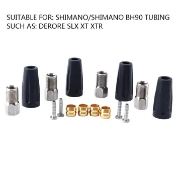 

Bike Brake Hose Hydraulic Accessories Insert Connector Bolts Olive Useful