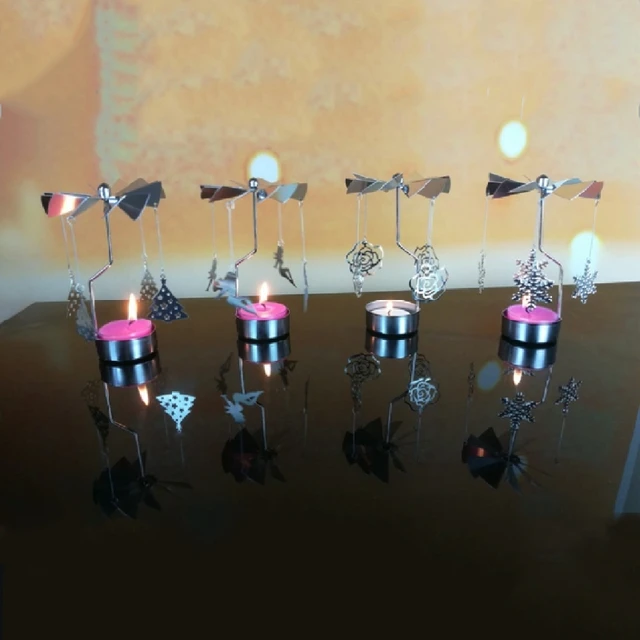 Buy Rotary Spinning Tealight Candle Metal Tea light