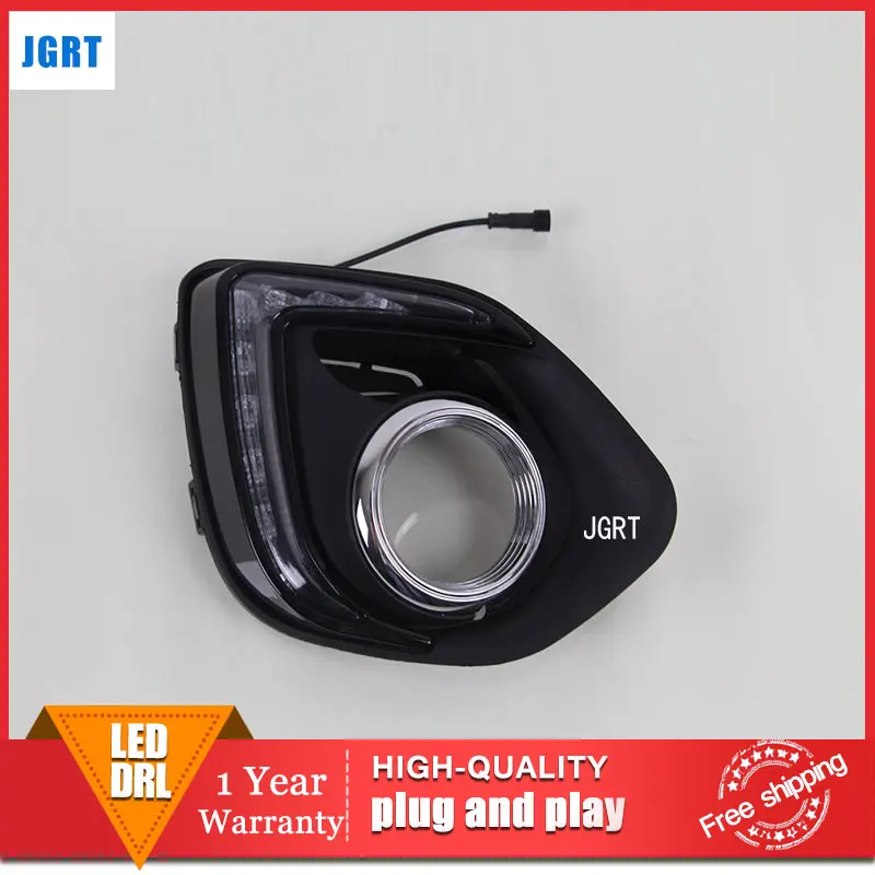 

car styling 2013-2014 For Mitsubishi ASX LED DRL For ASX led fog lamps daytime running light High brightness guide LED DRL