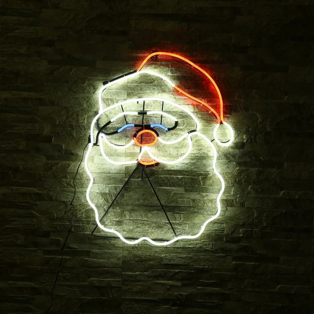 Sinal de Néon Projeto da Forma Decorações de Parede Sala de Casa Luz da Noite Novo Papai Noel Amor Ornamento Café Bar Pintura Mural Artesanato 9 Novo Sinal de Néon Luz Da Noite