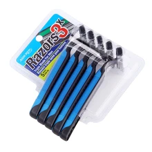 1 Набор = 4 шт безопасная противоскользящая ручка 11x4 см из нержавеющей стали лезвия для бритвы с блистерной картой посылка инструменты для бритья для депиляции