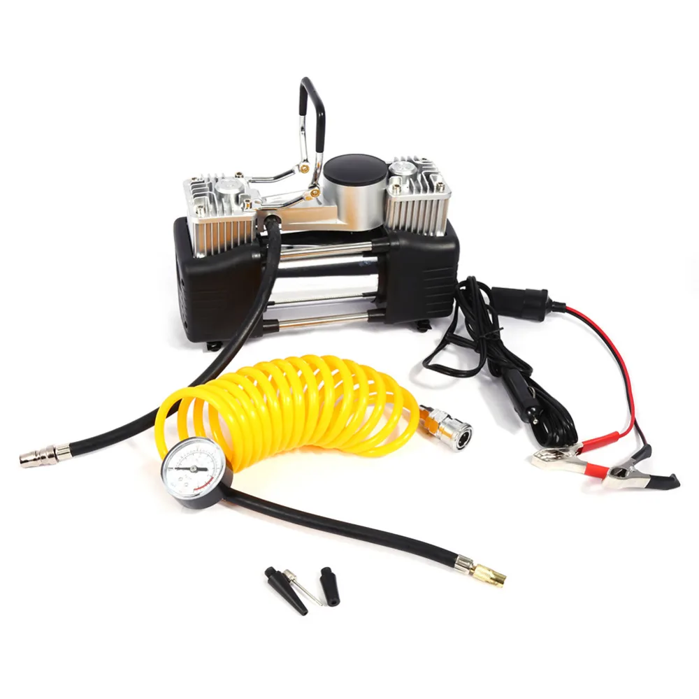 12 В мини воздушный компрессор для автомобиля 150 PSI надувной мото насос для воздушный велосипед электрический насос прикуриватель
