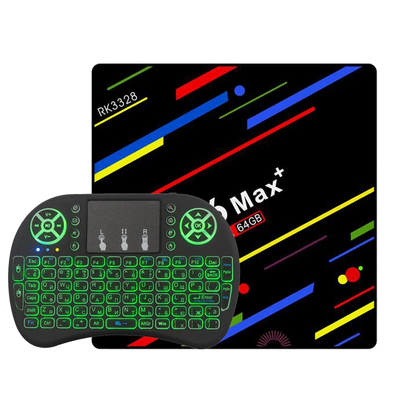 

RUIJIE H96 MAX Plus Android 9.0 TV Box 4GB RAM 64GB ROM Smart Tv RK3328 2.4G/5G Wifi 4K H.265 4GB 32GB Media Player Pk H96 Pro