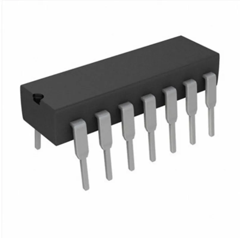 

10PCS/LOT CD4011BE CD4011B CD4011 4011 DIP-14 Four 2 INPUT NAND gate logic chip