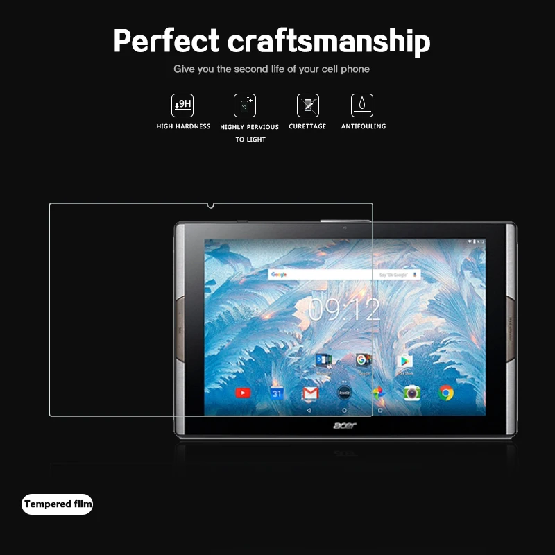 Покрытие из закаленного стекла для защиты от сколов Acer Iconia Tab 10 A3 A30 A50 1 Планшетные