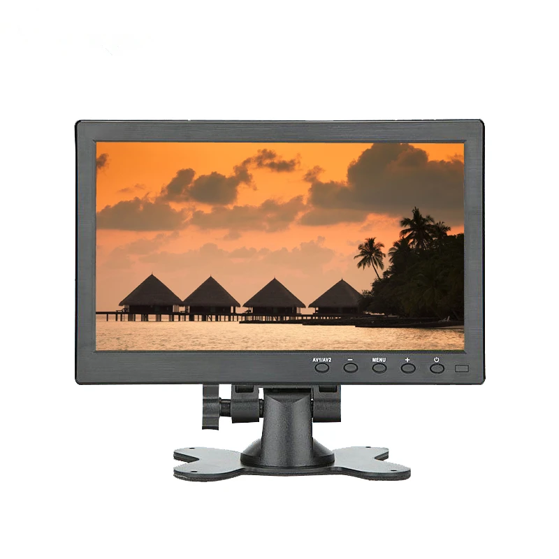 10 1 дюймовый монитор с портом ПК 1280x800 IPS ЖК HDMI VGA AV для камеры видеонаблюдения