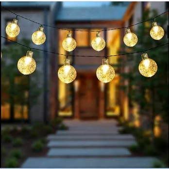 

SOLAR LED RETRO BULB STRING LIGHTS GARDEN OUTDOOR FAIRY SUMMER LAMP LED LIGHTS