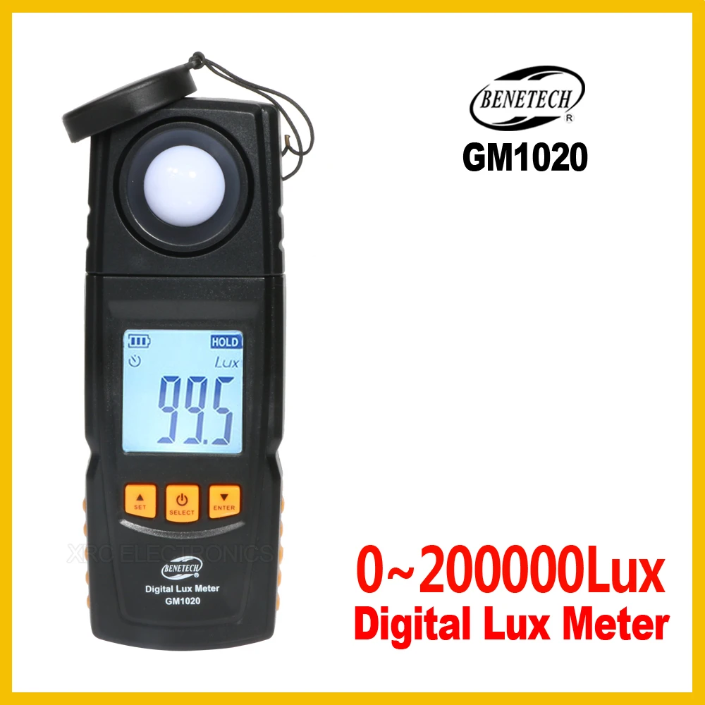 Digital Lux Light Meter USB LCD backlight Display Handheld Photometer