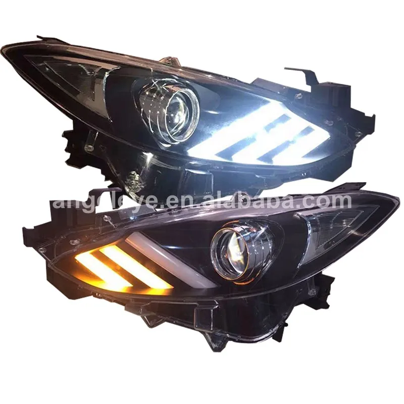 

For Mazda 3 for Axela 2013-2015 year LED Head Lamp Headlights front lights for Mustang style LD