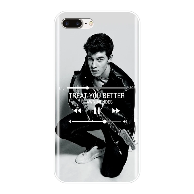 Чехол для телефона Shawn Mendes Singer s для iPhone X, XR, XS, MAX, 8, 7, 6 S, 6 S, чехол из мягкого силикона и ТПУ, задняя крышка для iPhone 8, 7, 6 S, 6 S Plus - Цвет: No.8