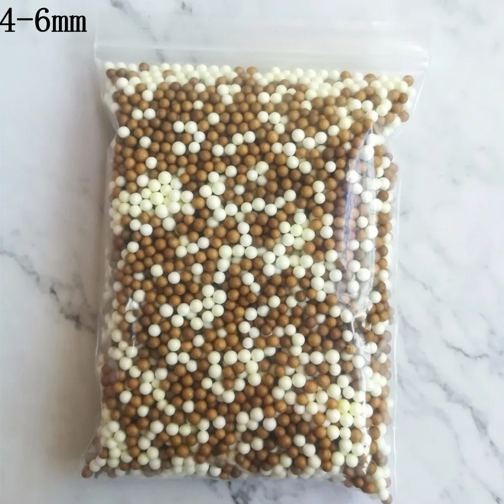 15000pcs DIY Snow Mud Particles Accessories Slime Balls Small Tiny Foam Beads for Floam Filler DIY Supplies