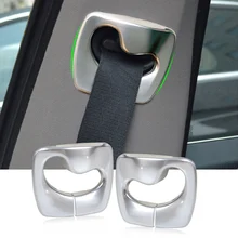beler 2pcs font b Car b font font b Interior b font Decorative Matt Chrome B
