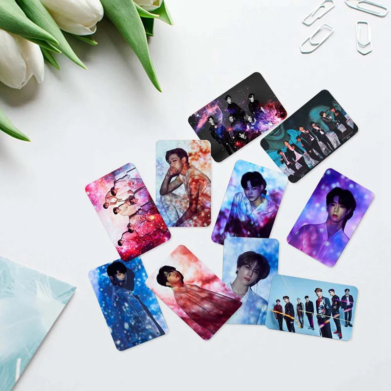 10 шт./компл. Kpop Got7 Ablunm Love Loop Photocard Photo Stikcy Card студенческие Кристальные наклейки для