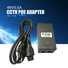 YiiSPO CCTV Security 48V0.5A 15.4W POE adapter POE Injector Ethernet power for POE IP Camera Phone PoE Power Supply EU Plug
