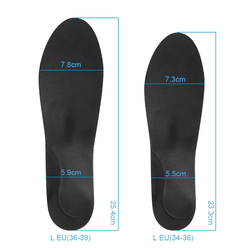 Массажные ортопедические стельки с поддержкой свода стопы для женщин|arch support