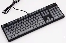 OEM профиль 104 pbt колпачки серый градиент Для Игры Механическая клавиатура