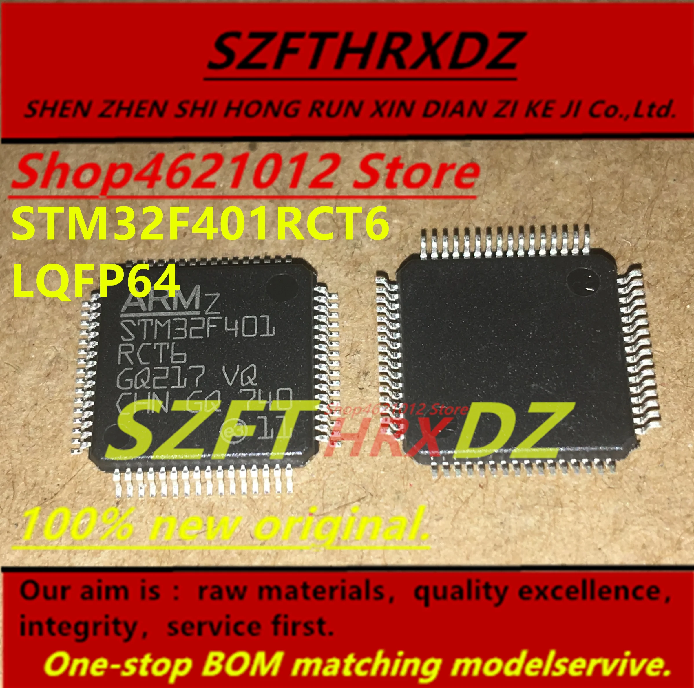 

100% new original (2PCS-5PCS-10PCS) STM32F401RCT6 STM32F 401RCT6 STM32F401 RCT6 LQFP64