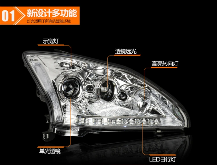 HID, 2004~ 2009, автомобильный Стайлинг для Lexuz RX350 фар, CT200H, ES250 ES300, GS350, GS430, GS460, GX460, RX300, RX350, RX350 головная лампа