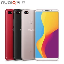Original Nubia V18 Mobile Phone 6.01″ Full Screen 4GB RAM 64GB ROM Snapdragon 625 Android 7.1 Camera 13.0MP 4000mAh Smartphone