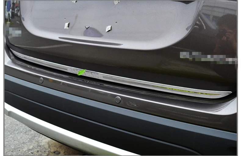 Для Mitsubishi Outlander 2013 2017 из нержавеющей стали задняя защитная накладка на багажник