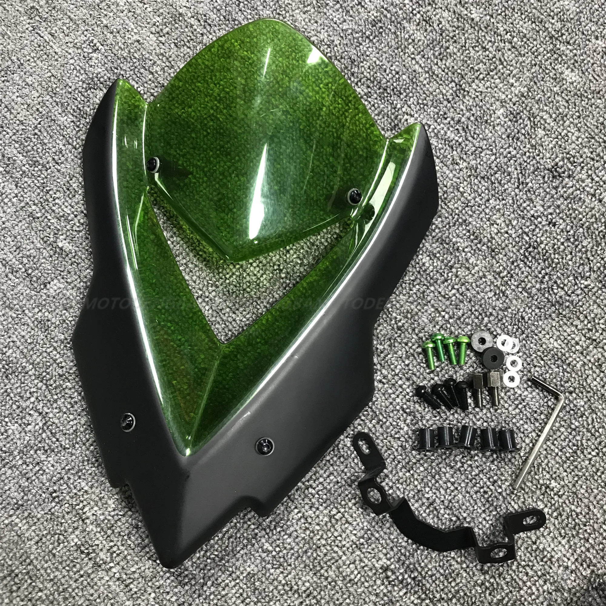 Ветровое стекло для мотоцикла с двойными пузырьками и опорой Kawasaki Z1000 z1000 2014 2015 2016