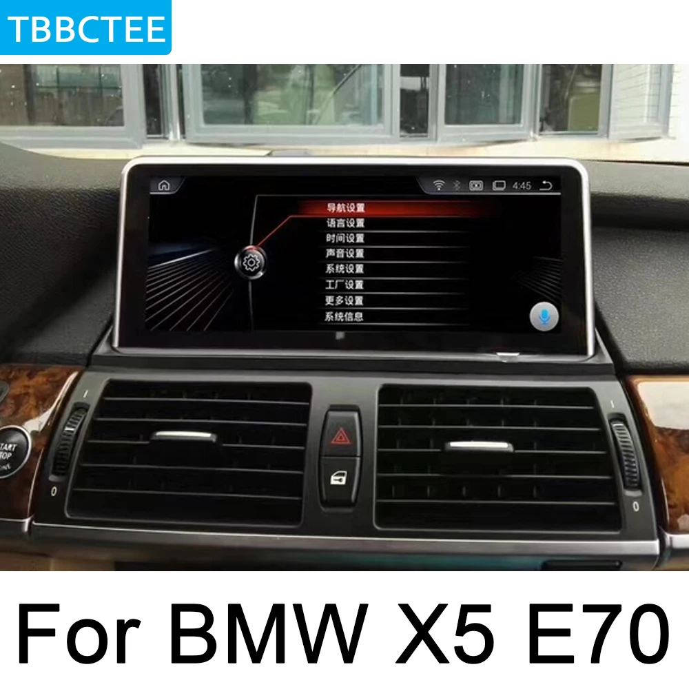 Для BMW X5 E70 2007~ 2010 CCC Android ips автомобильный мультимедийный плеер стиль автоматическое радио GPS навигация WiFi BT Bluetooth