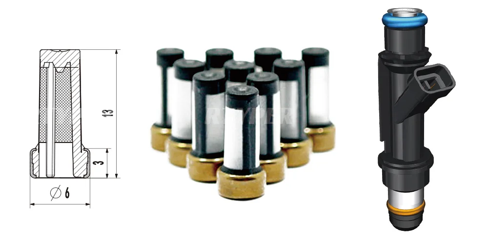 3。20PCS Fuel Injector fj10034 Micro Filter 11005 For Chevrolet S10 Delphi Cadillac Oldsmobile&nbsp;Delphi 