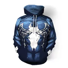 Fans Wear Sweatshirt Venom 3D Prined Hooded Sweatshirts Venom Spiderman Cosplay Hoodie Fans Wear Sweatshirt Venom 3D Prined Hooded Sweatshirts Venom Spiderman Cosplay Hoodie
