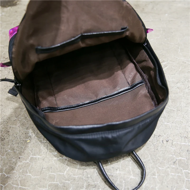 2017 Hot Women Laser Backpack School Bag For Teenage Girls PU Leisure Style Letter School Bagpack Casual Bag Travel Bag Mochila (40)