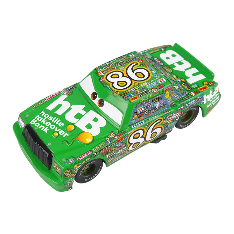 Disney Pixar Cars 2 Lightnig McQueen матер Чик Хикс Франческо 1:55 литая модель автомобиля из