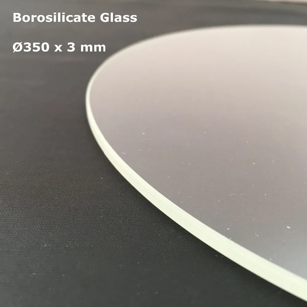 Prix pour Borosilicate Verre Ronde 350mm * 3mm TEVO Petit Monstre Delta 3D Version Construction Plaque D'impression Transparent Couleur Prix pour Borosilicate Verre Ronde 350mm * 3mm TEVO Petit Monstre Delta 3D Version Construction Plaque D'impression Transparent Couleur