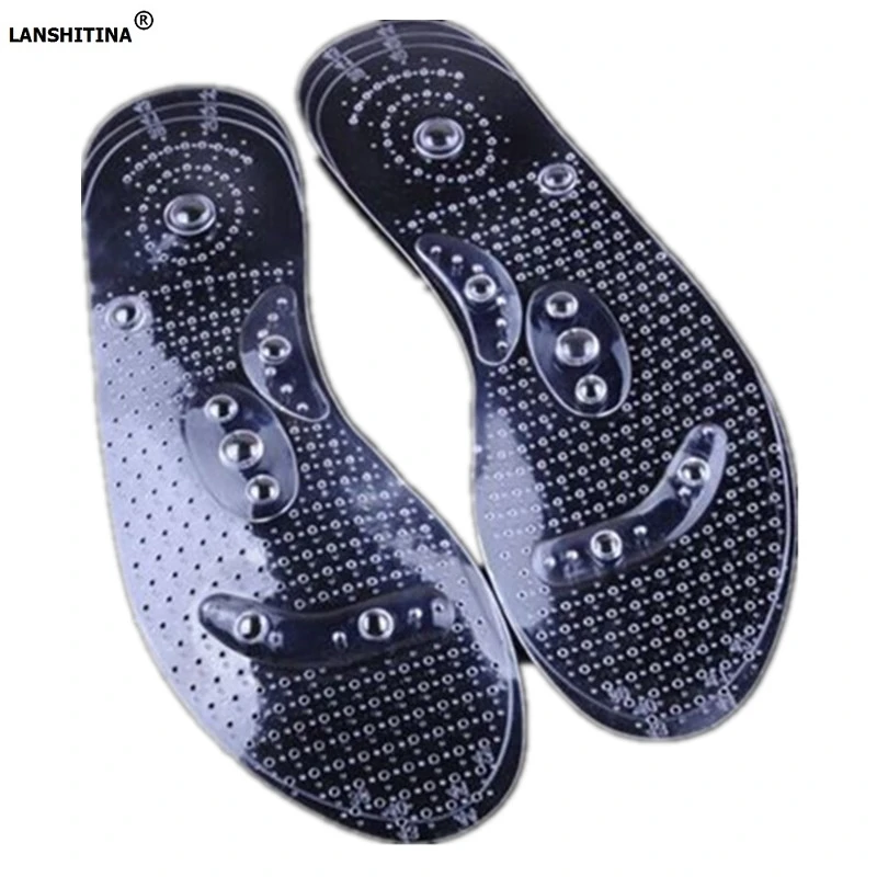 2019 Pvc Shoes Pad Massage Comfort Insoles Foot Reflexology
