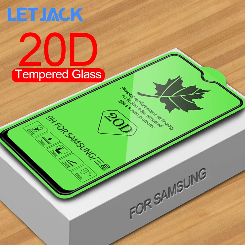 20D изогнутое закаленное стекло для samsung Galaxy A50 A30 J6 2018 J600 J4 Plus J2 Core протектор экрана