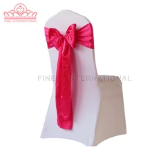 20 шт разноцветный Атлас пояса стул лук для украшения свадьбы крепежная створка стула