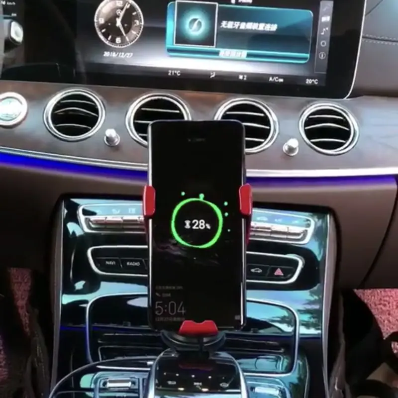 

Optical Automatic Clamping 10W Qi Wireless Fast Charge Car Air Vent Mount Holder Stand For iPhone 8 XS Max Samsung S9 S8 S7