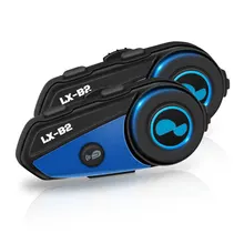 2 шт. Lexin-B2 BT переговорные мотоциклетный Шлемы-гарнитуры домофон одновременно пара различных Bluetooth передачи высокой верности