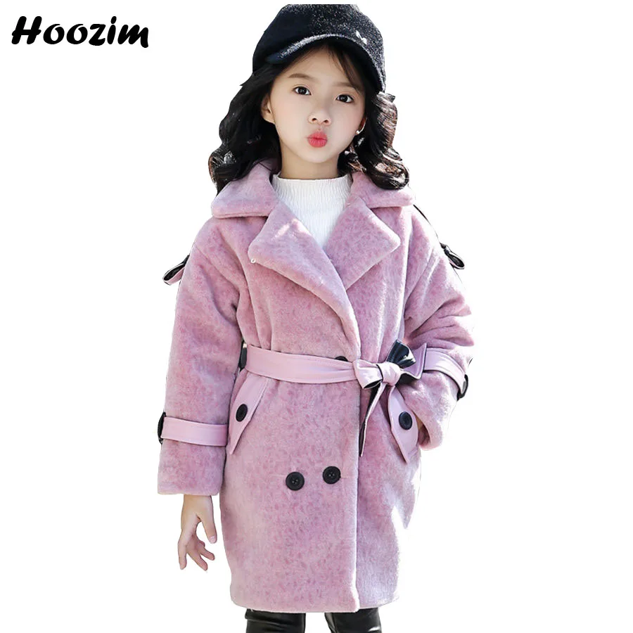 

Winter Pink Long Jacket for Girls 9 10 11 12 Years European Yellow Parka Children Fashion Kids Princess Outerwear Coat For Girls